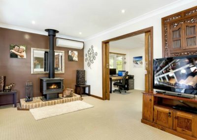 Wilberforce house renovation and extension by Hannon Constructions - Lounge